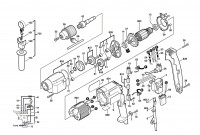 Bosch 0 601 023 703 Gbm 13 Hre Drill 230 V / Eu Spare Parts